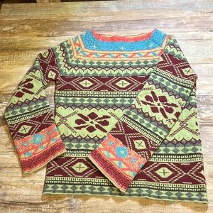 FAIR ISLE Knit Sweater